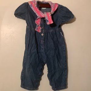 Vintage Sprockets Girls Denim Overalls! 🦩